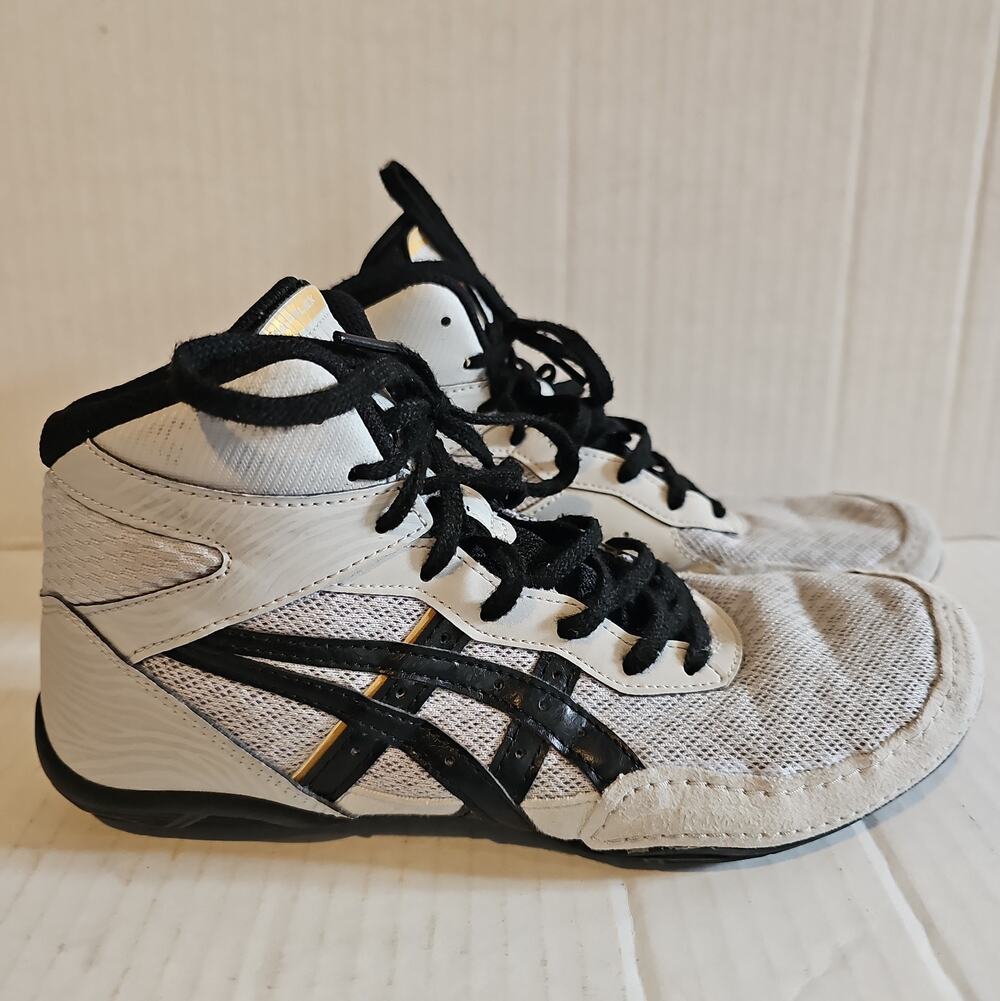 Asics Matflex 7 Wrestling Shoes Mens sz 6.5 Gray Lightweight Sneakers MMA